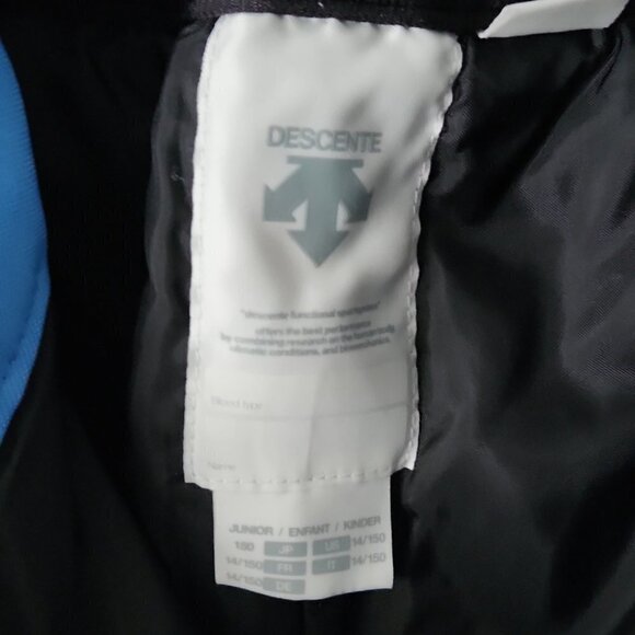 DESCENTE | Snow ski pants blue unisex junior sz 14 - Picture 6 of 7